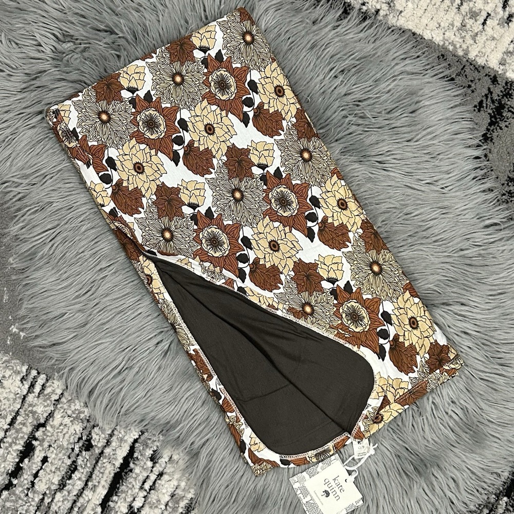 Kate Quinn Double Layer Yarrow Vintage Floral New In Bag‎ Modal Blanket